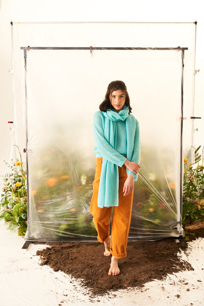 Candy Scarf Caramel / Red