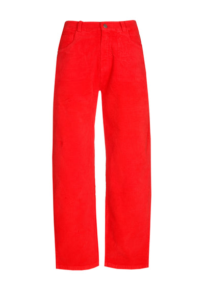 Jolly Wide Corduroy Trousers Red