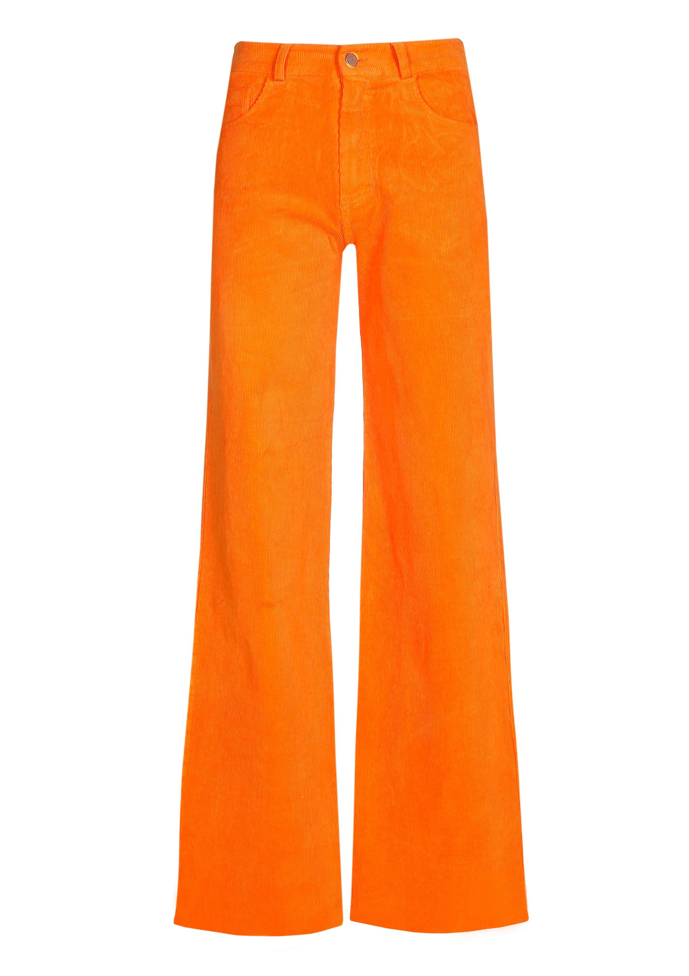 Juicy Fine Corduroy Trousers Orange