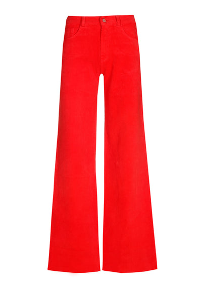 Juicy Fine Corduroy Trousers Red