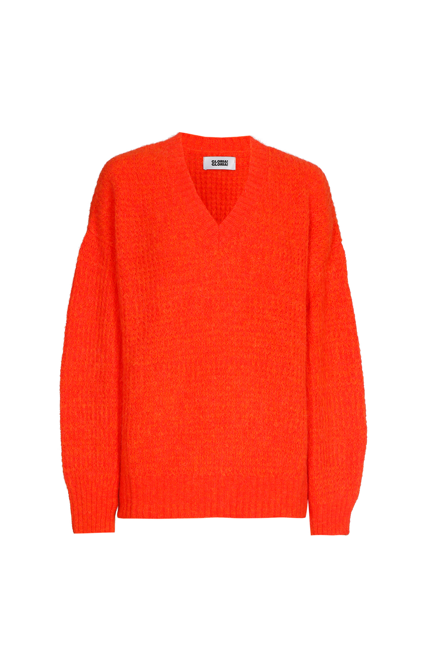 Pixy V-Neck Sweater Red / Orange