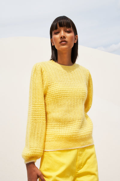 Shimmer Sweater Lemon